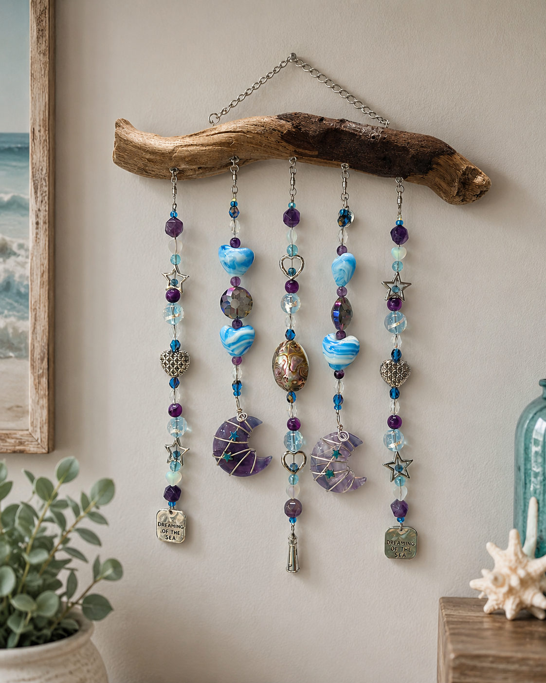 Dreaming of the Sea Driftwood Wall Hanging