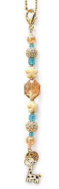 Giraffe Dreams Rearview Mirror Charm